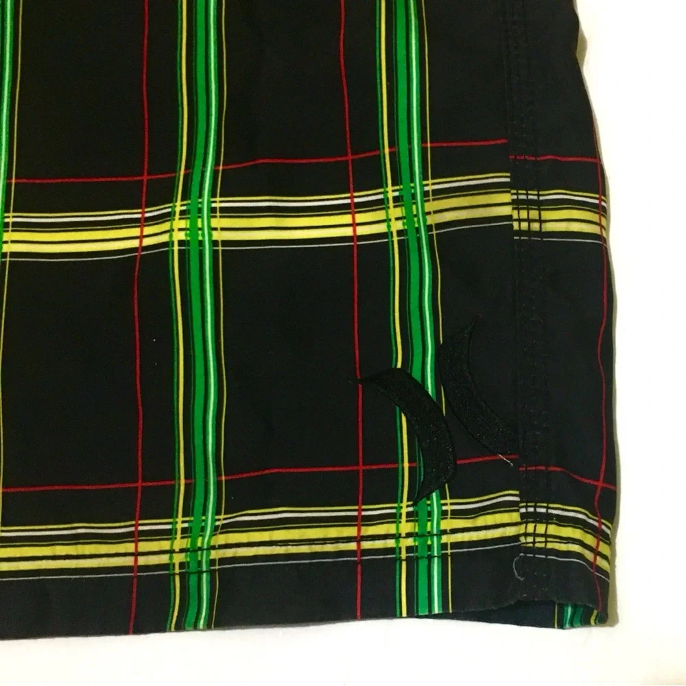 Set of EUC Plaid Trunks & Socks